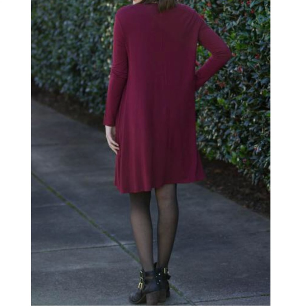 ✨LAST ONE✨ 3/4 sleeves flared swing tunic dress - Picture 7 of 8